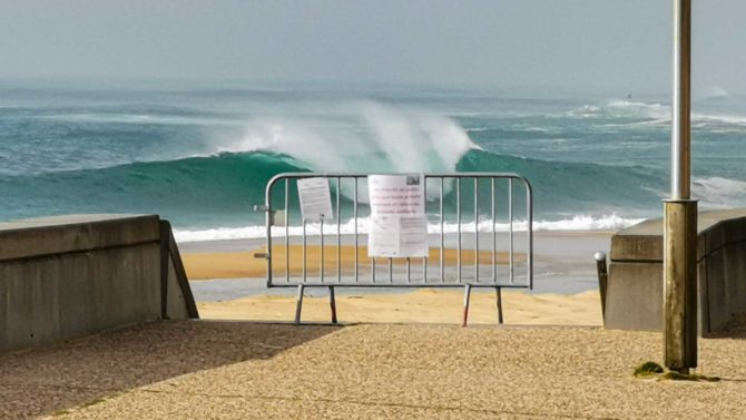 Hossegor sous confinement