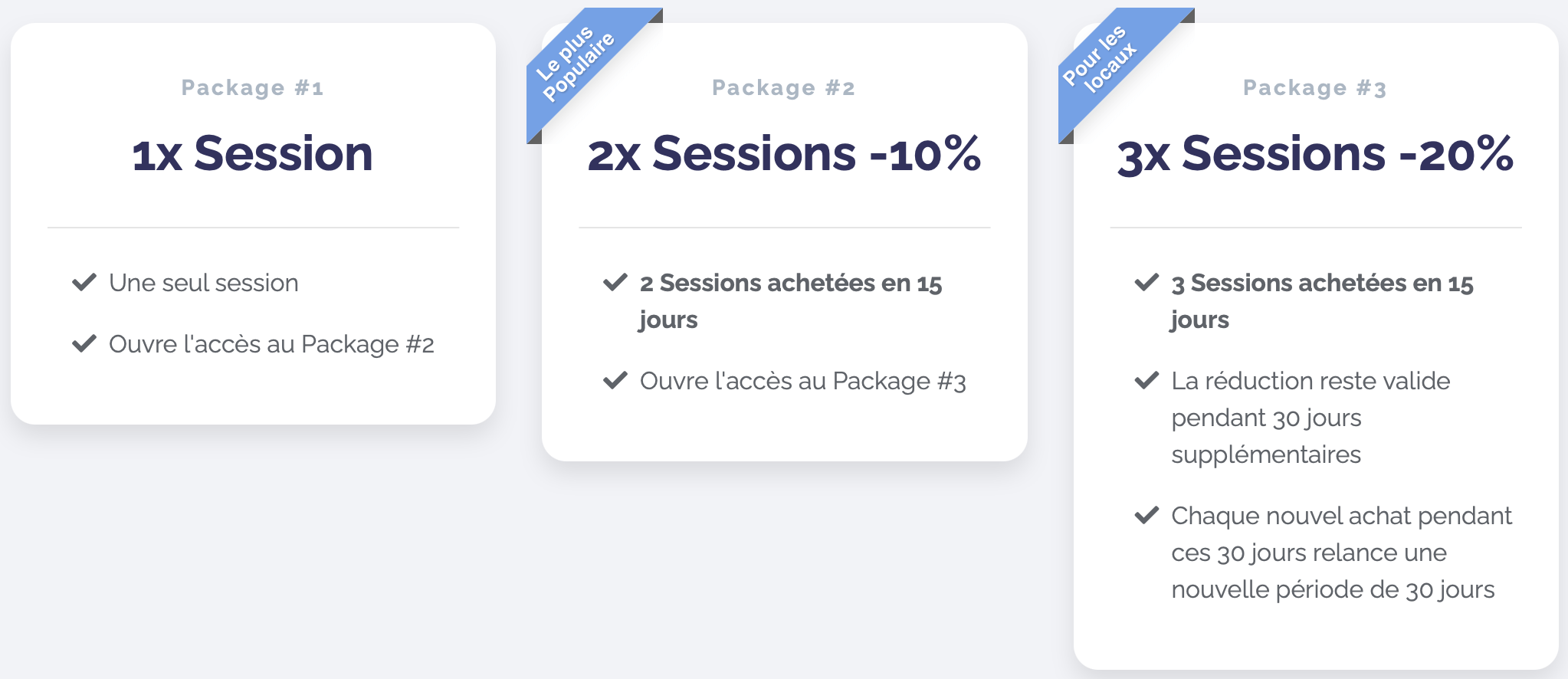 My Sessions My Sessions