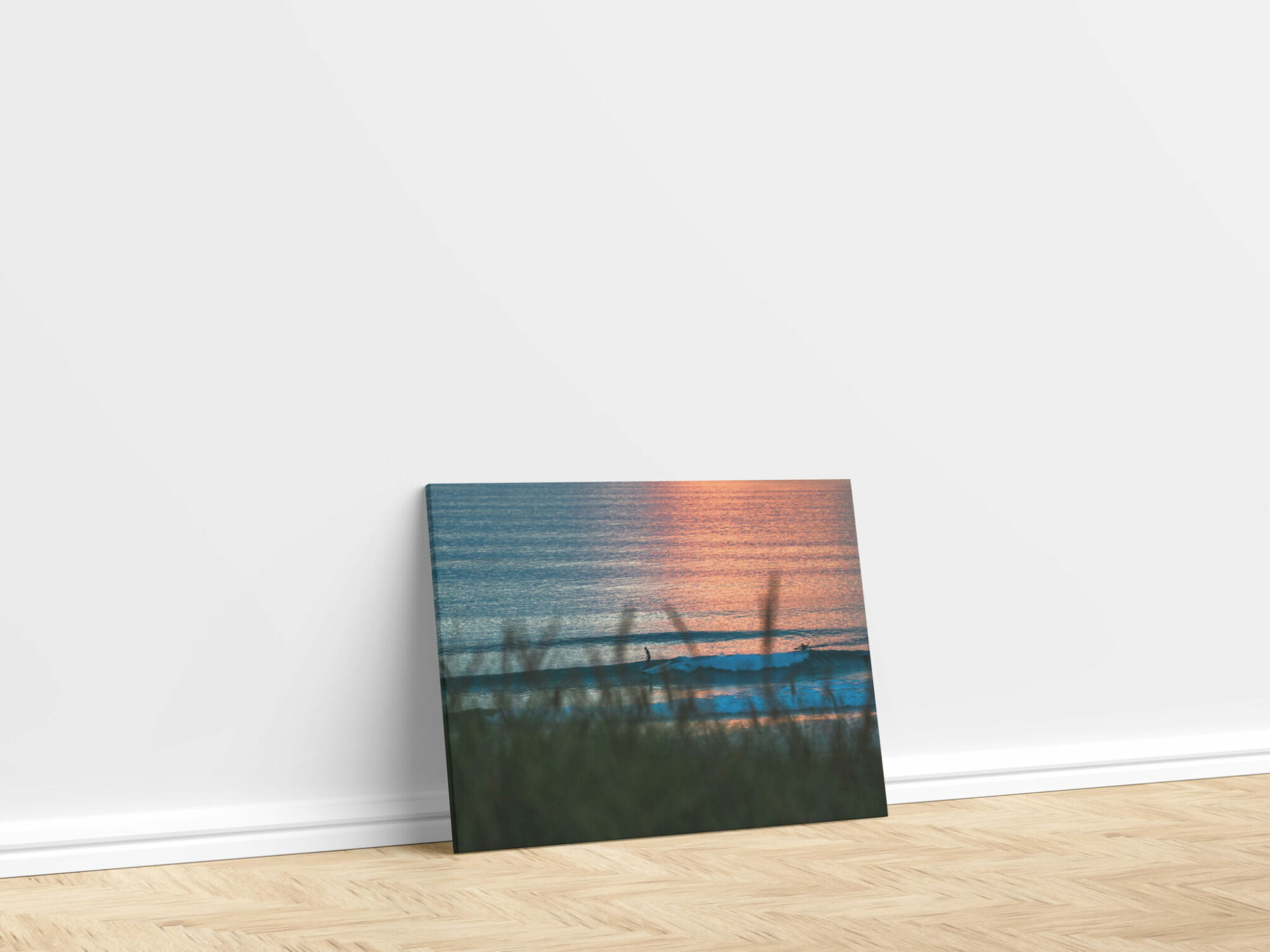 Sunset longboard mockup